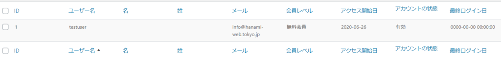 Simple Membership会員登録プラグイン手動会員登録方法